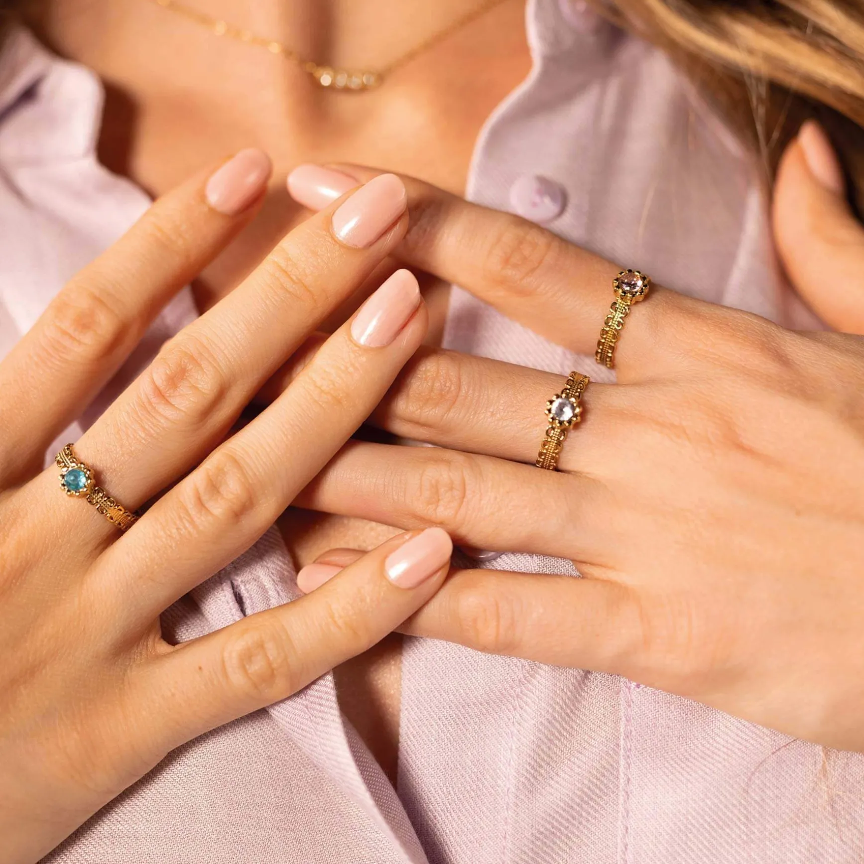 Bague Comete zircon blanc