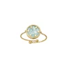Bague Etoiles pierre Amazonite
