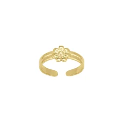 Bague Florinda acier doré or