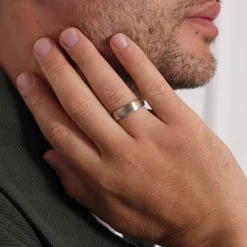 Bague Homme Enzo acier