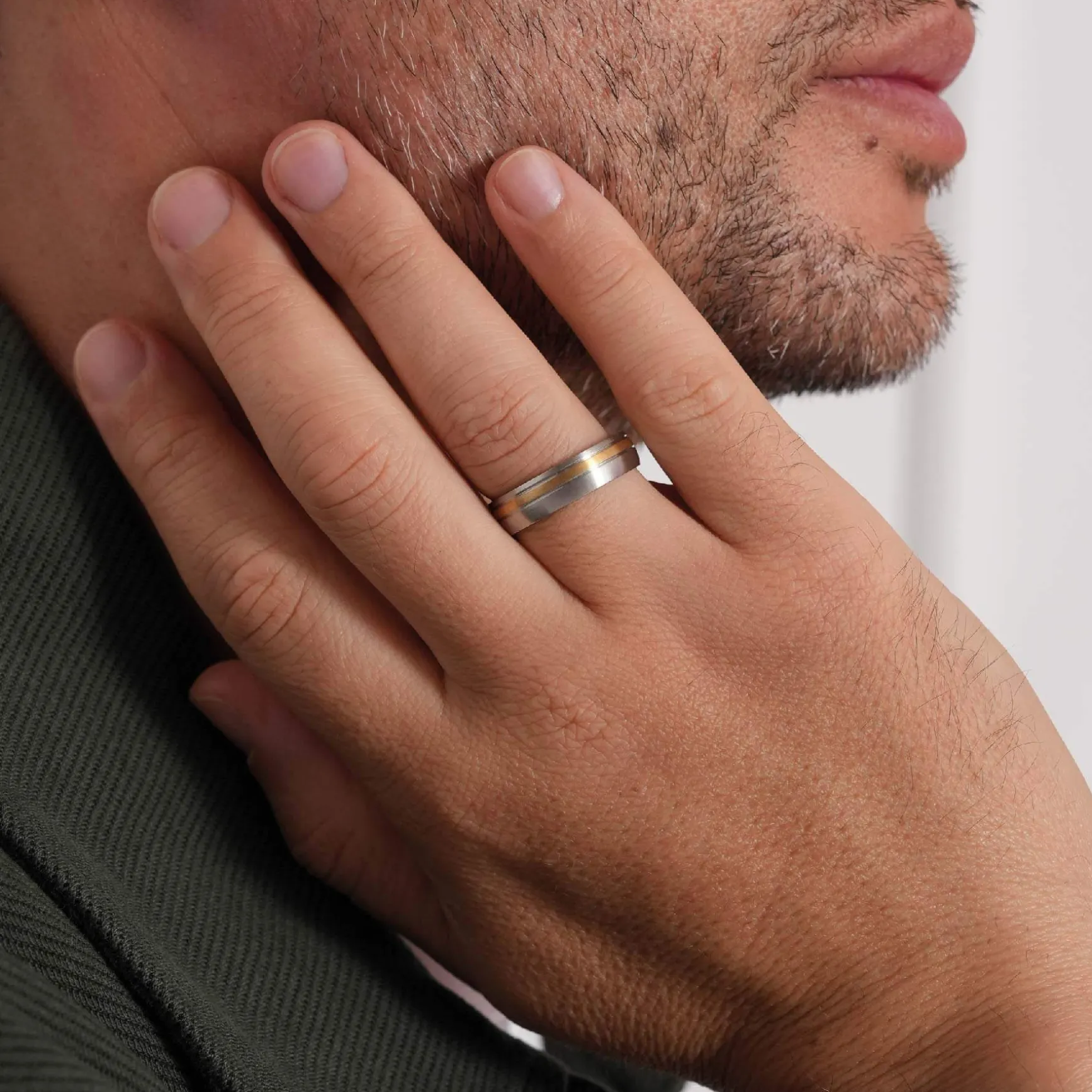 Bague Homme Enzo acier