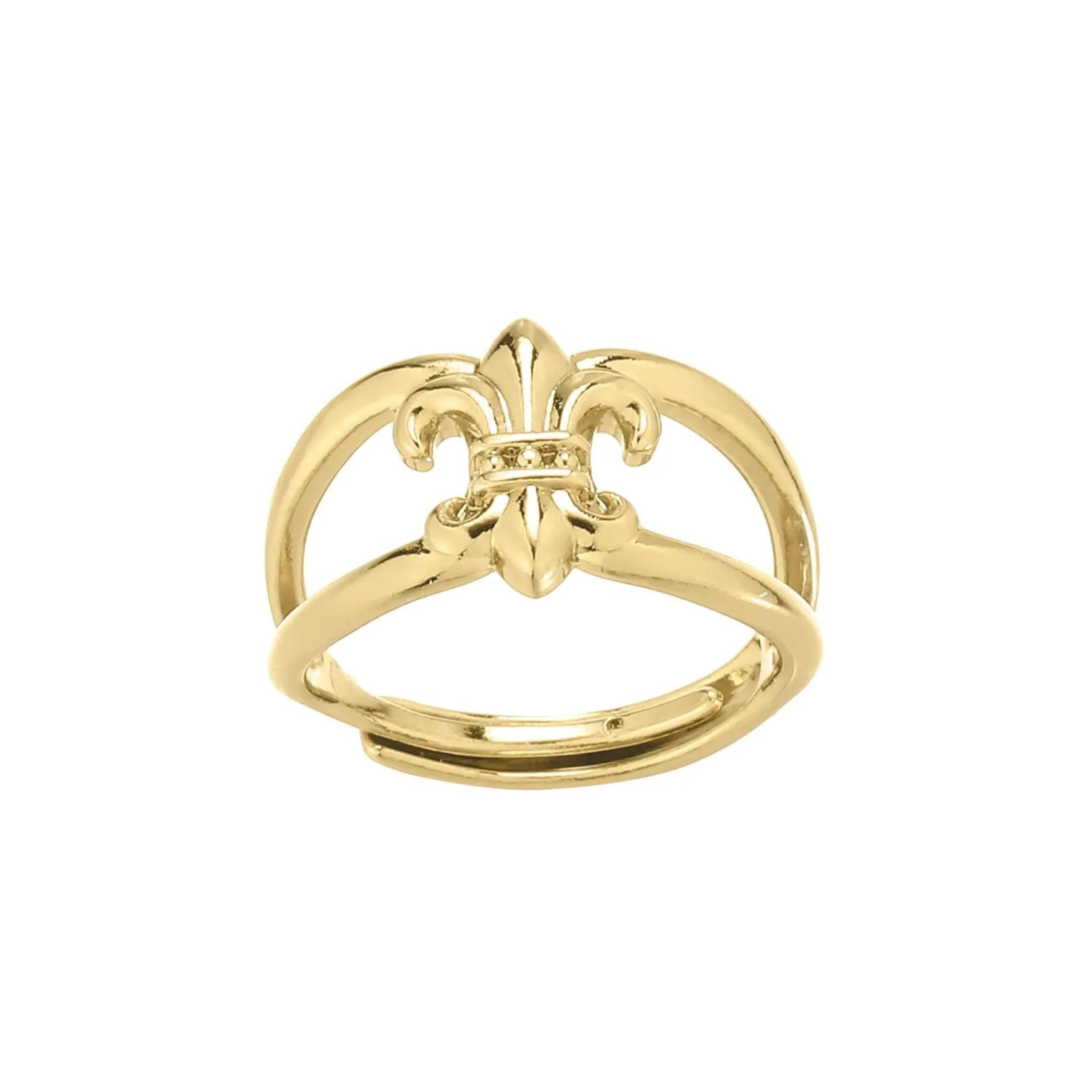 Bague Isabella acier doré or