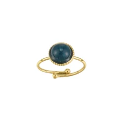 Bague Majo Pierre Apatite bleue