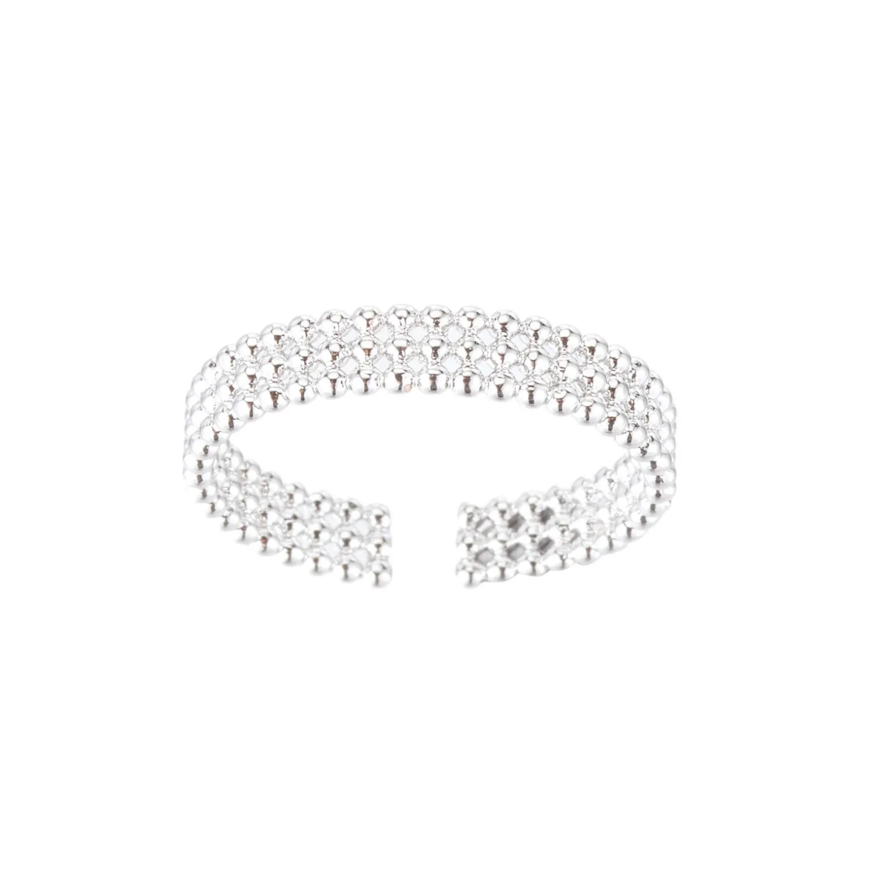 Bague Perles métal