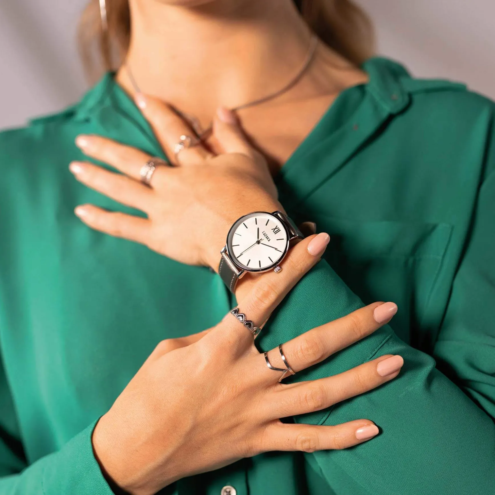 Bague V acier