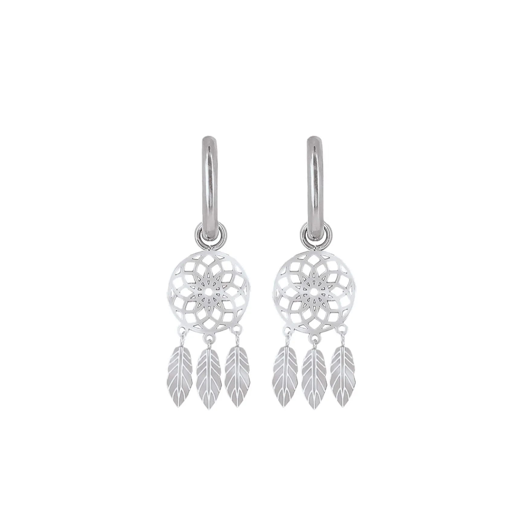Boucles Attrape rêves acier