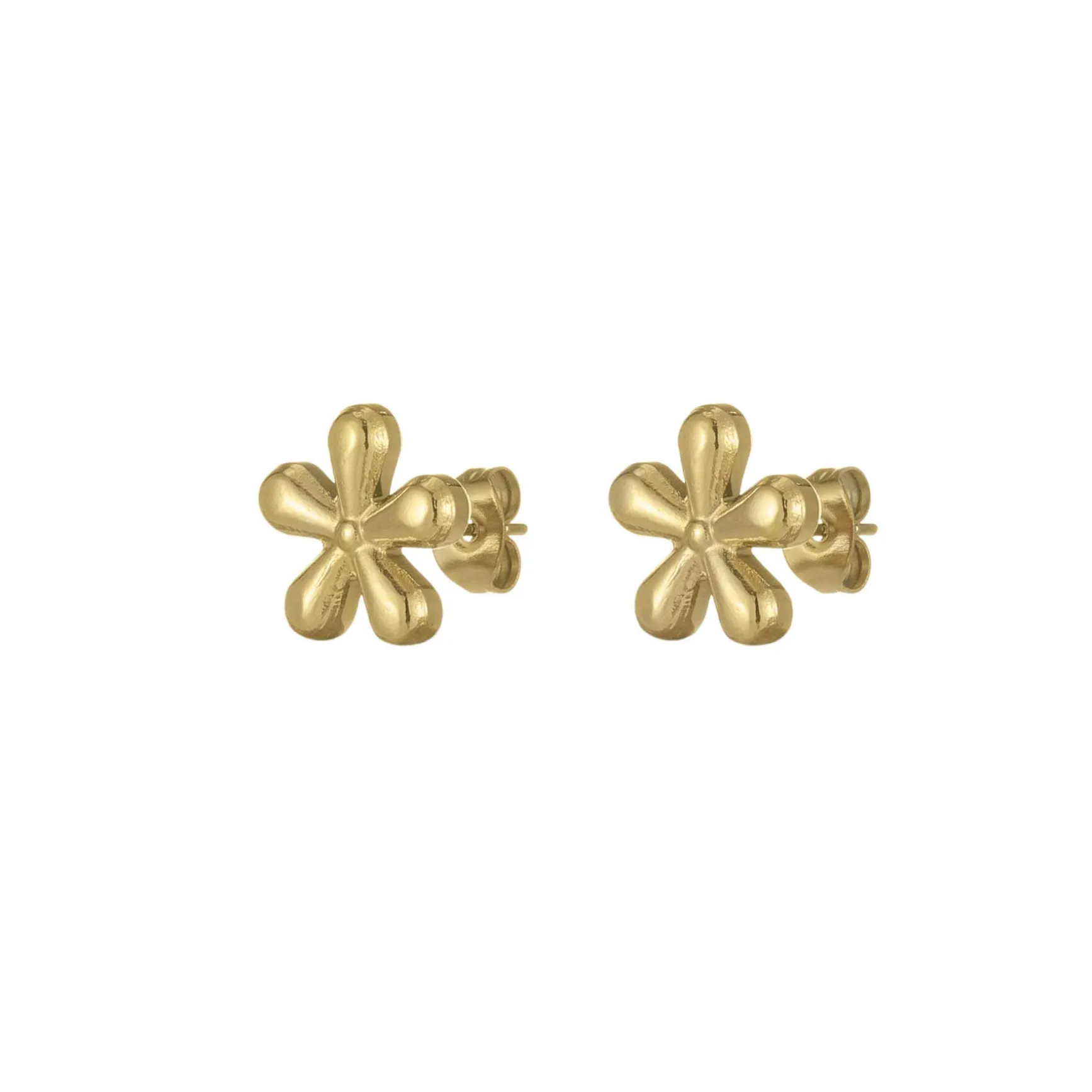 Boucles Aurélia acier doré or