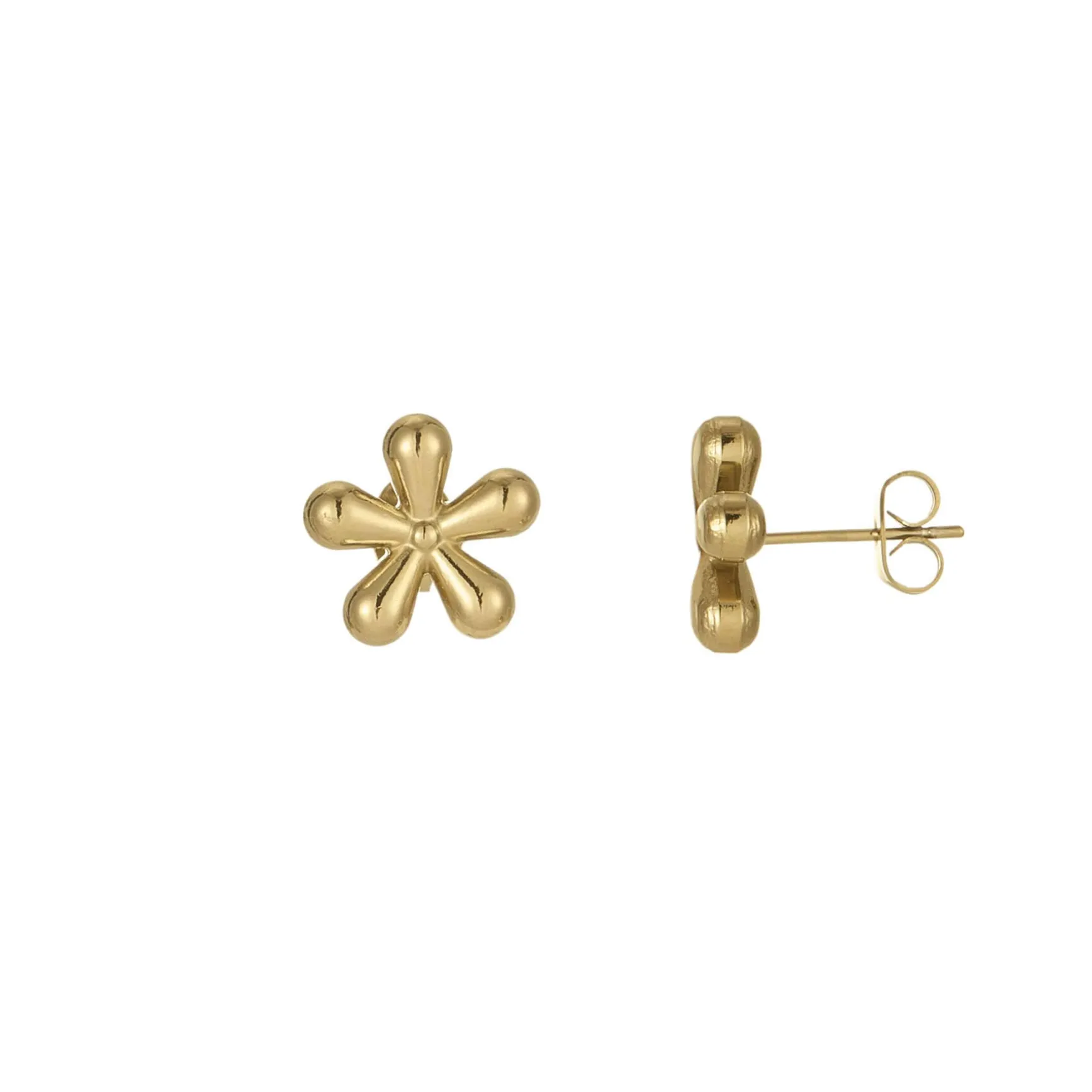 Boucles Aurélia acier doré or