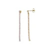 Boucles Avenue strass violets