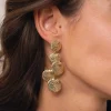 Boucles Bloom acier doré or