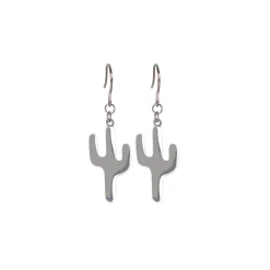 Boucles Cactus acier