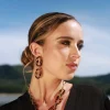 Boucles Charlotte acier doré or