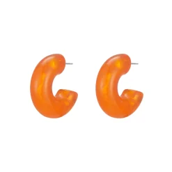 Boucles créole Summer orange