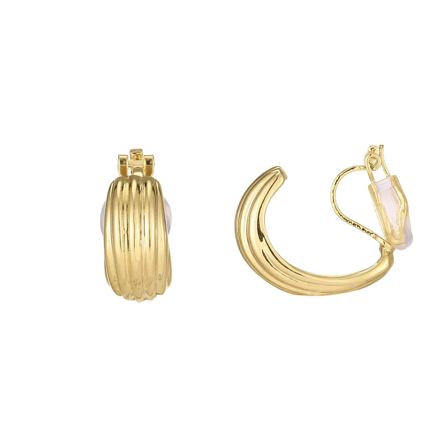 Boucles d'oreille clip Claire doré or