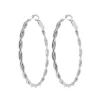 Boucles d'oreilles Aina acier