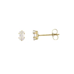 Boucles Elvira acier doré or