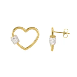 Boucles Forever acier doré or