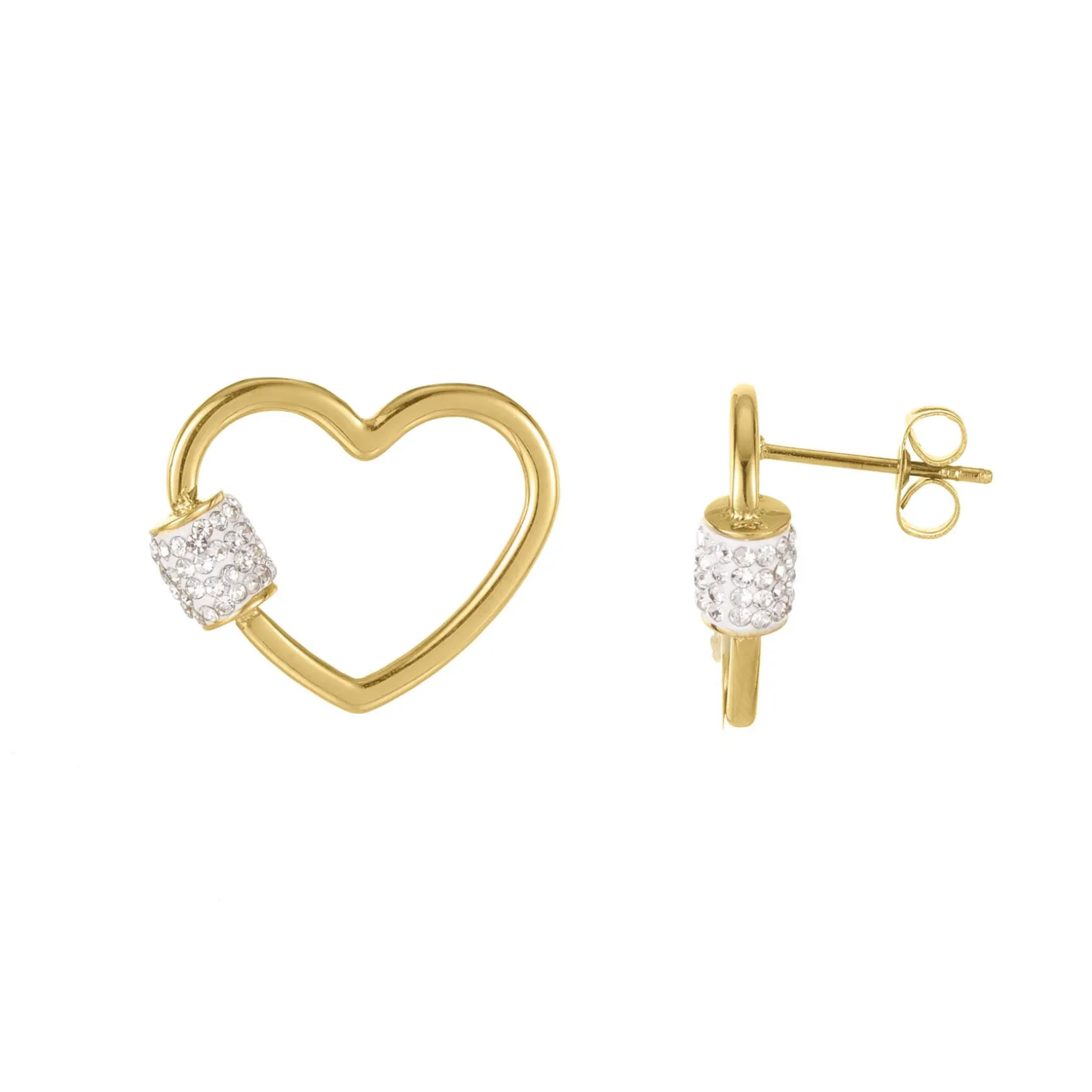 Boucles Forever acier doré or