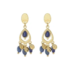 Boucles Laurie Lapis Lazuli