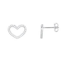 Boucles Loving Argent 925 rhodié