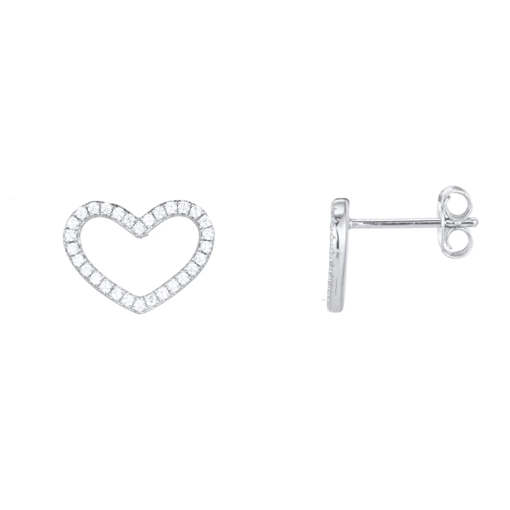 Boucles Loving Argent 925 rhodié