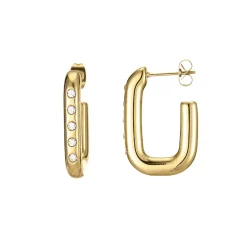 Boucles Lulu strass blanc