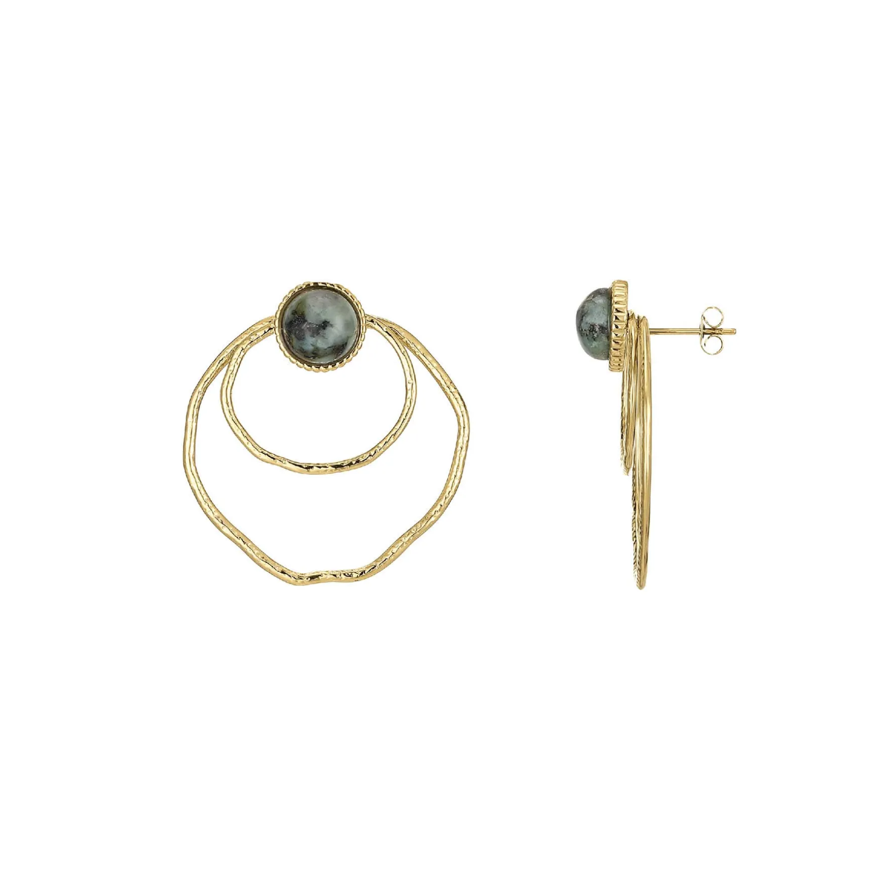 Boucles Majo Turquoise Africaine
