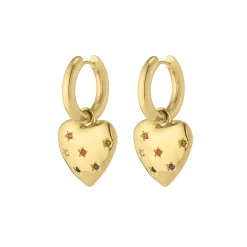 Boucles Margaret acier doré or