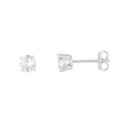Boucles Puces Argent 925 rhodié