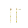 Boucles Rosaire jaune acier doré or