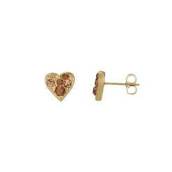 Boucles Tenerife acier doré or