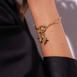 Bracelet Anneau acier Luza Charms