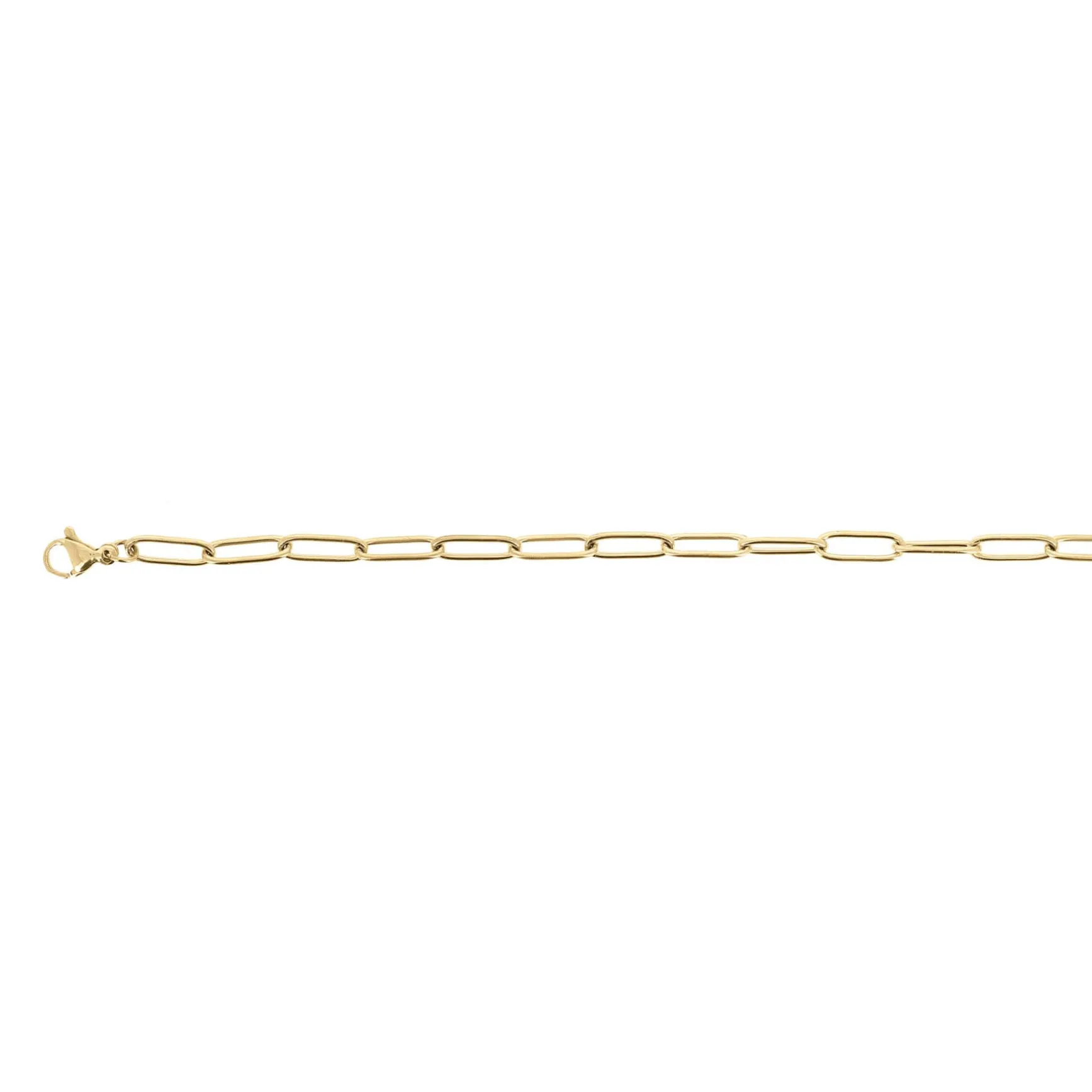 Bracelet chaine acier doré or Luza Charms
