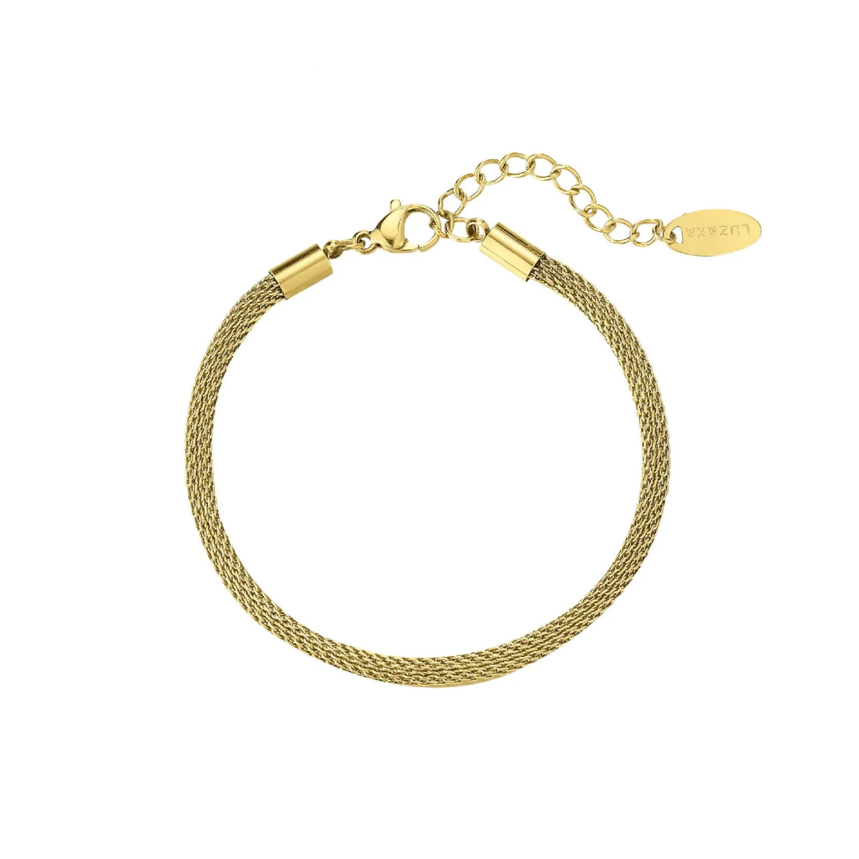 Bracelet chaine Lausanne acier doré or