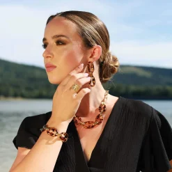 Bracelet Charlotte acier doré or