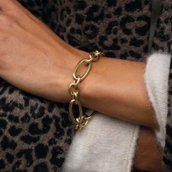 Bracelet Edwige acier doré or