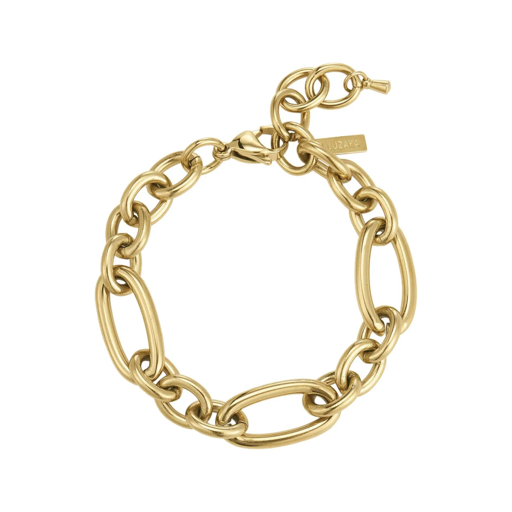 Bracelet Edwige acier doré or