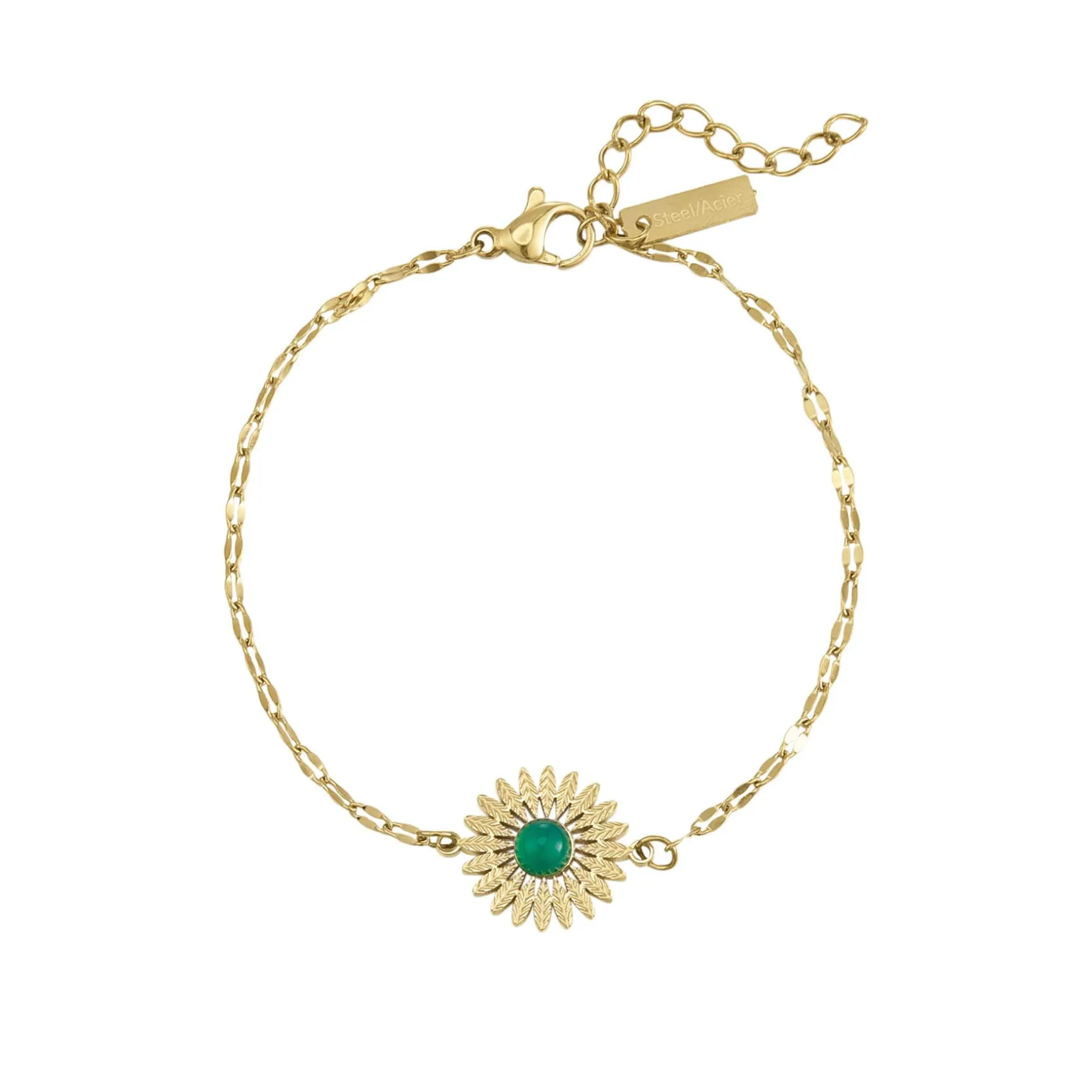 Bracelet Elios Aventurine verte
