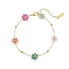 Bracelet Fleur Magritt multicolore