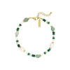 Bracelet Gaia acier doré or et nacre