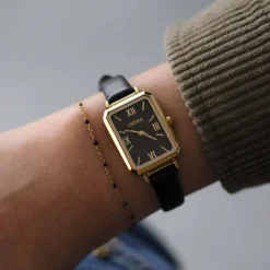 Bracelet goutte d'eau noir