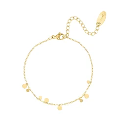 Bracelet Infinity acier doré or