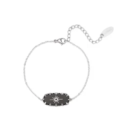 Bracelet Lisa Obsidienne noire