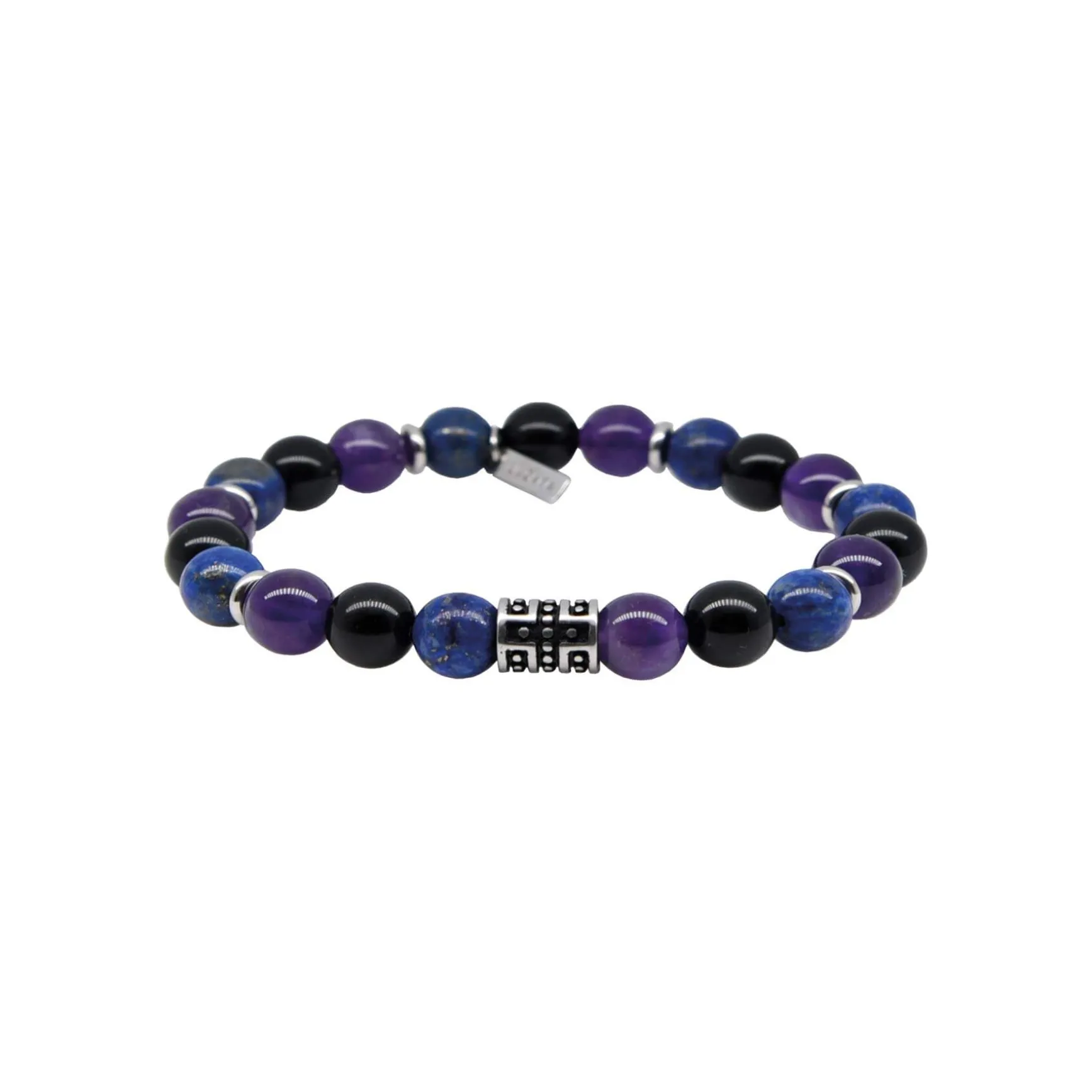 Bracelet Lucas bleu pierres naturelles