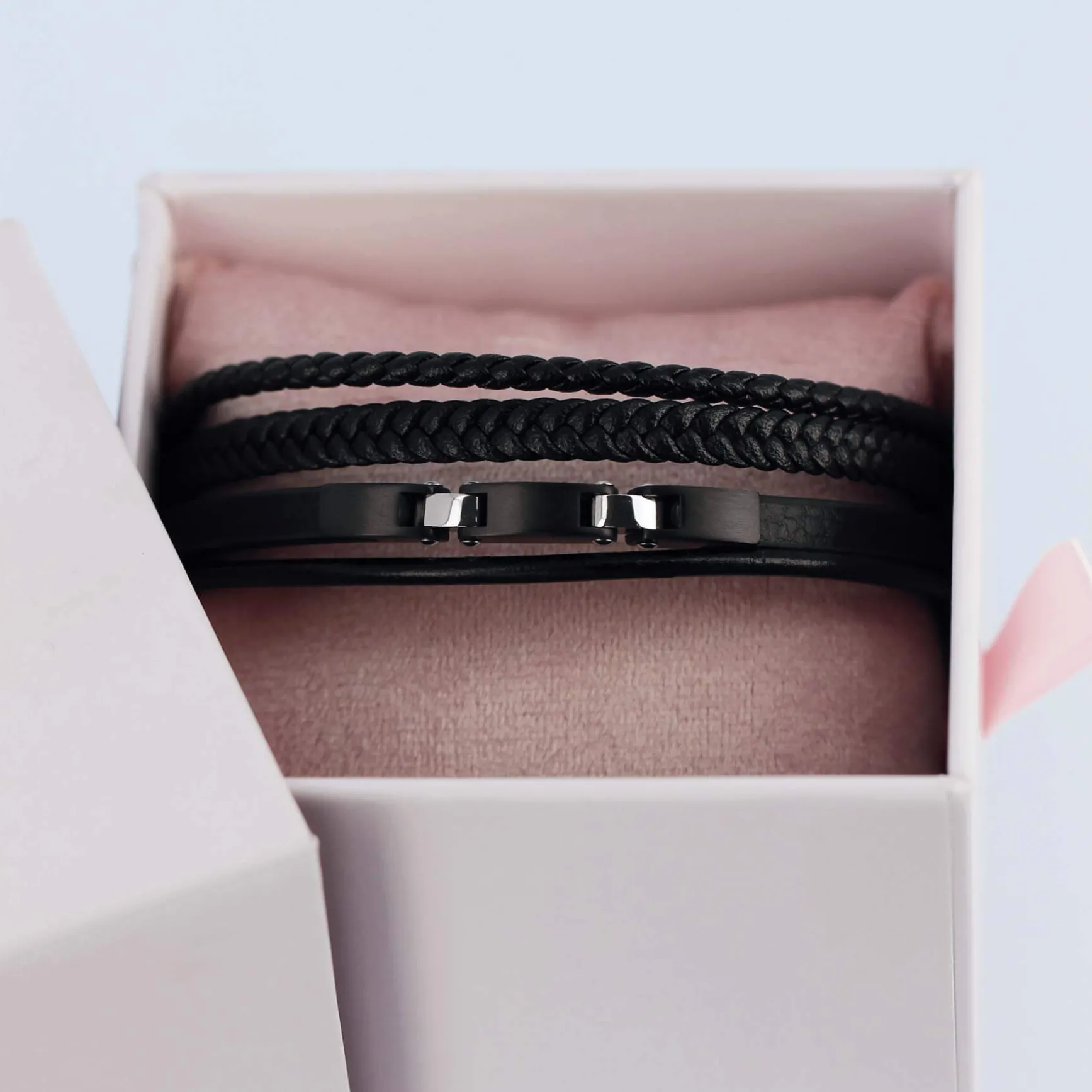 Bracelet Paul acier noir