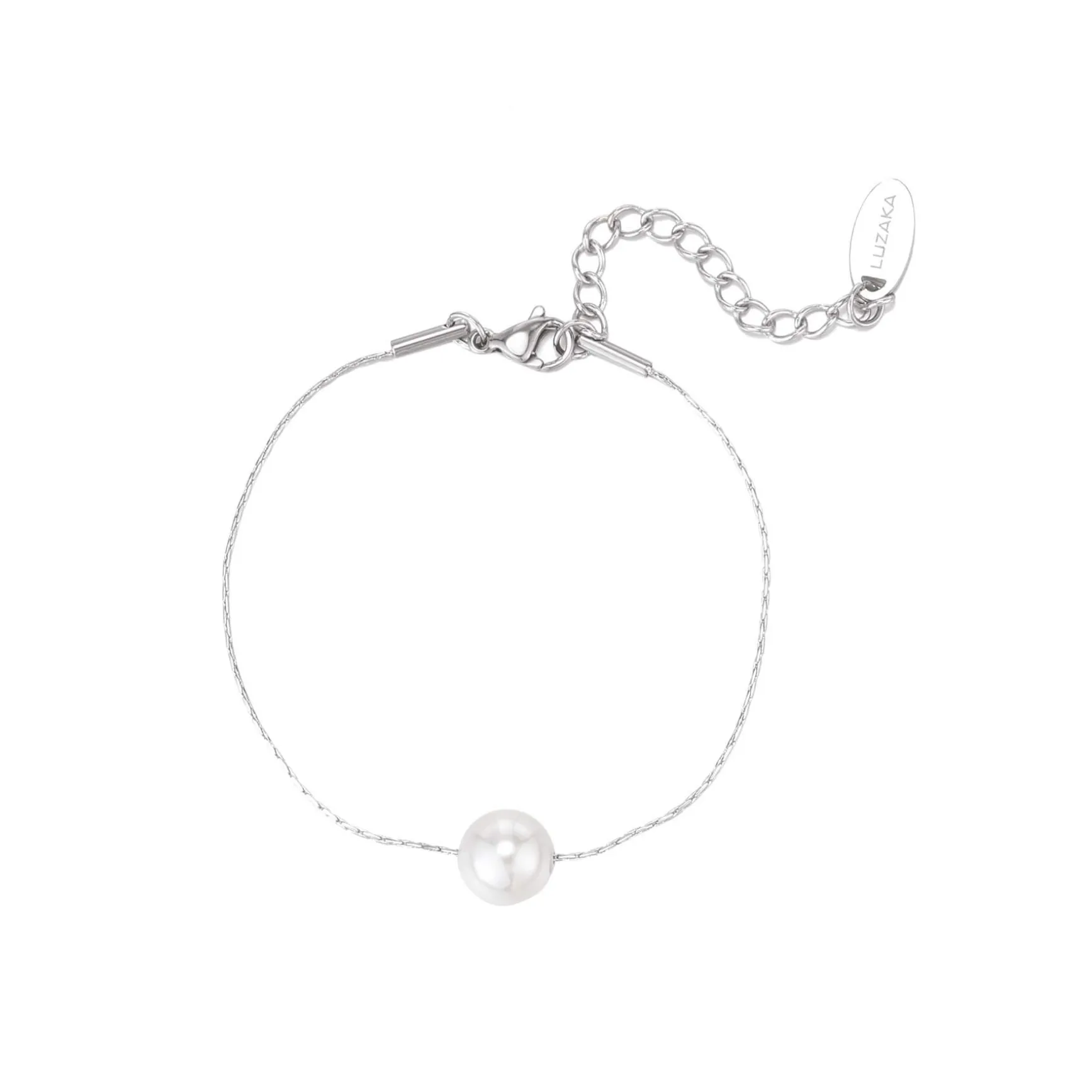 Bracelet Perle Nacre acier