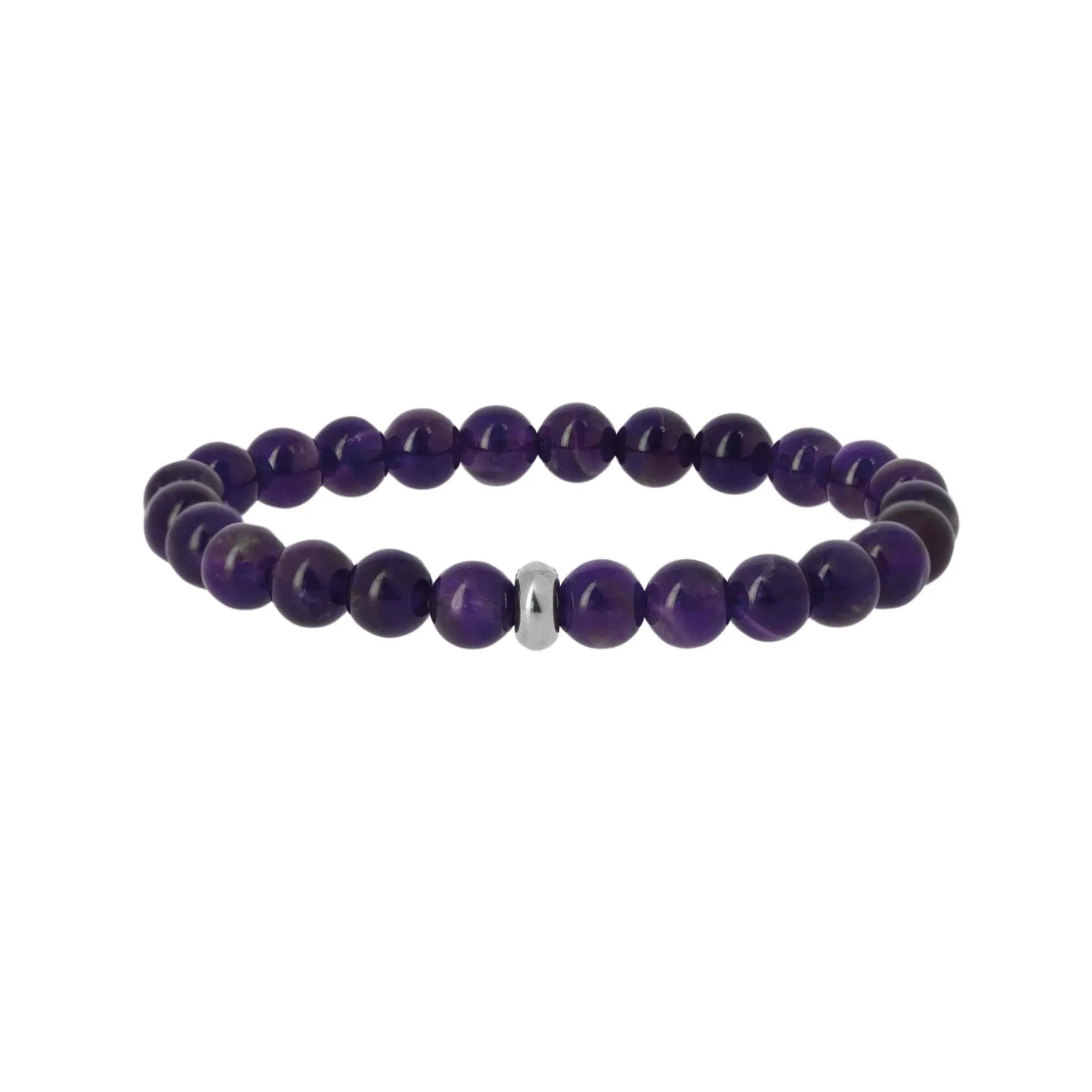 Bracelet Pierres Améthyste 8mn