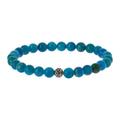 Bracelet Pierres Apatite bleue 6mn