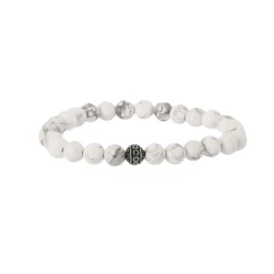 Bracelet pierres Howlite 6mn