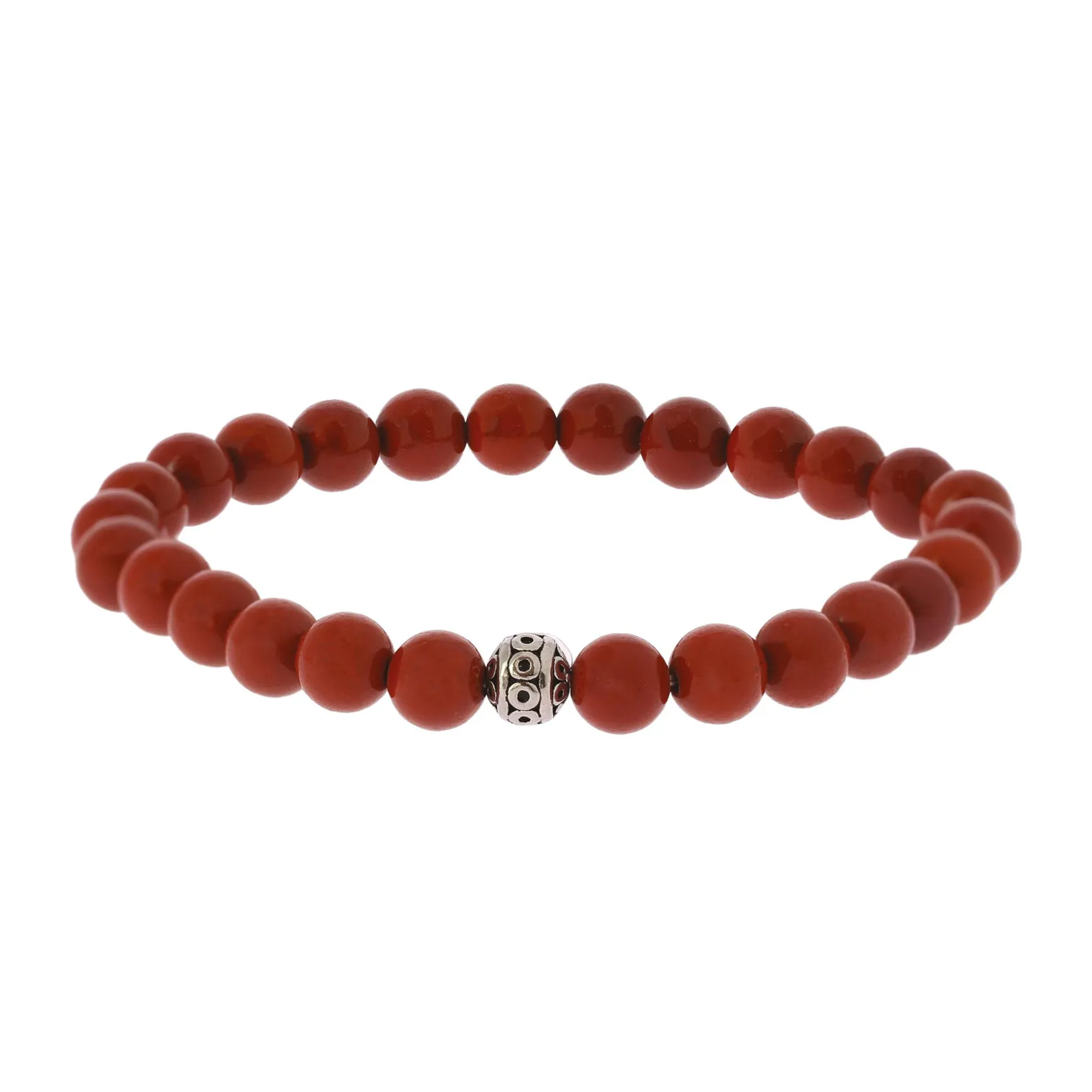 Bracelet Pierres Jaspe rouge 6mn